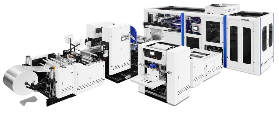 Full Automatic High Speed A8 Non Woven Bag Making Machine Non Woven Bag Cutting Sewing Forming All in One Machine