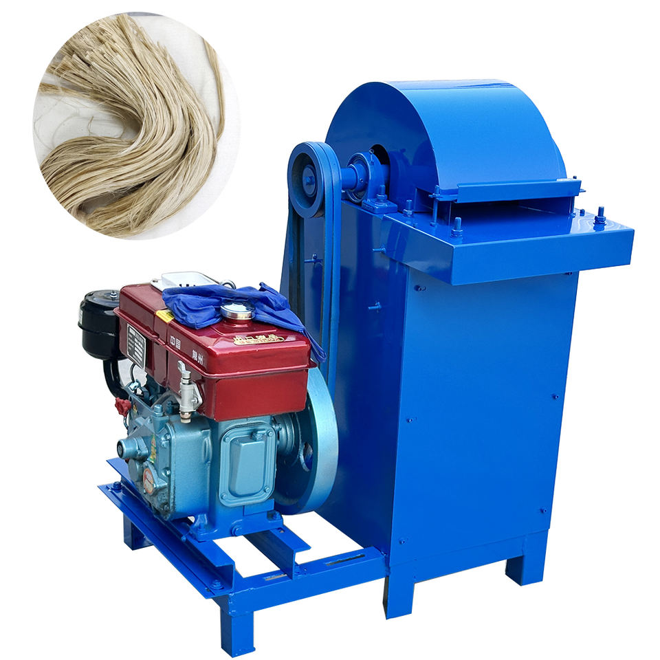 Sisal Fiber Decorticator Machine - Electric/Diesel, Low Noise, 98% Shelling Rate for Hemp & Banana Fiber Extraction