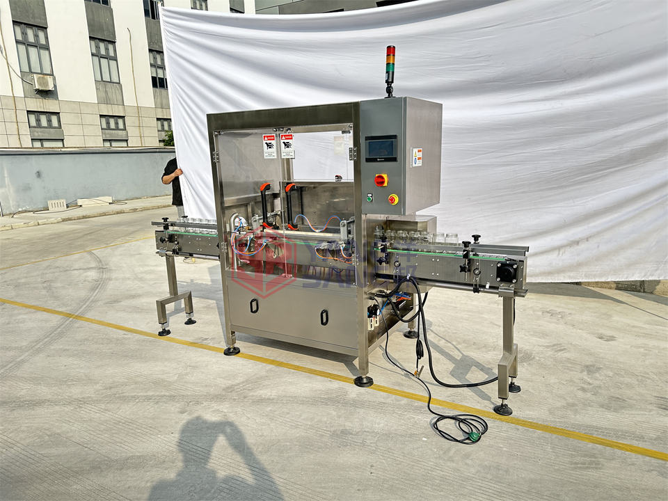 YB-FX40 Automatic Glass Jar Cleaning Machine Glass Bottle Air Water Washing Rinsing Machine