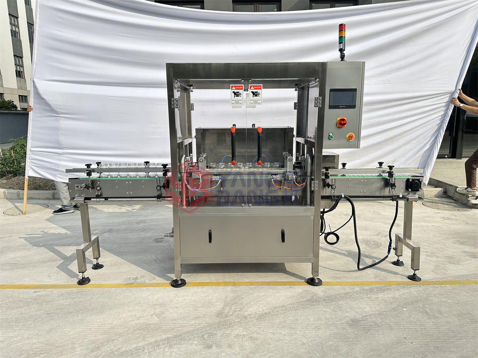 YB-FX40 Automatic Glass Jar Cleaning Machine Glass Bottle Air Water Washing Rinsing Machine