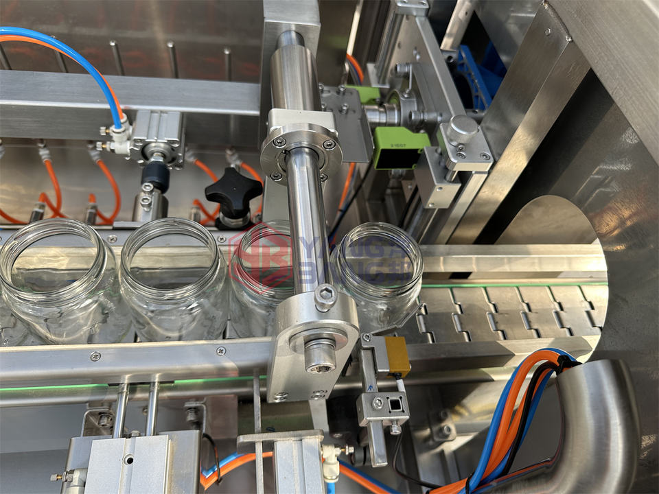 YB-FX40 Automatic Glass Jar Cleaning Machine Glass Bottle Air Water Washing Rinsing Machine