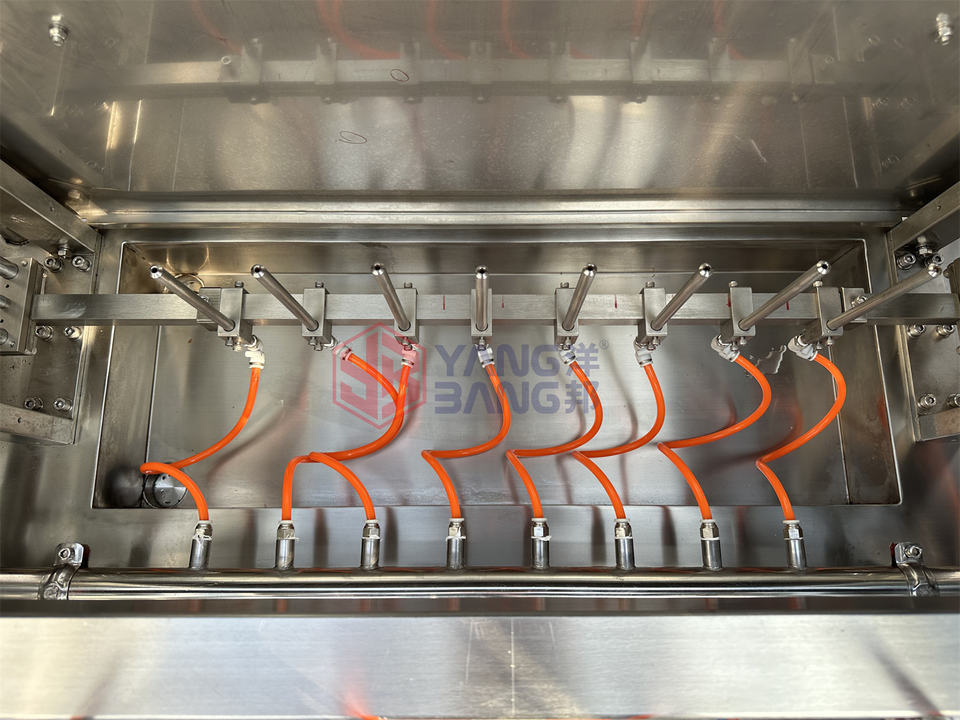 YB-FX40 Automatic Glass Jar Cleaning Machine Glass Bottle Air Water Washing Rinsing Machine