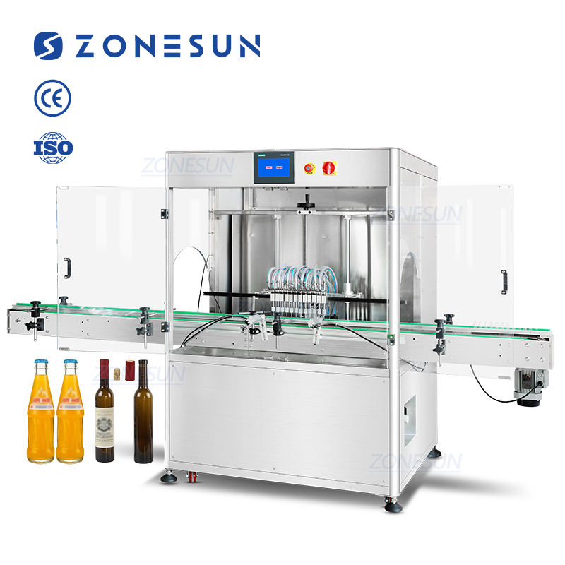 ZONESUN ZS-NIC3 Automatic 12 Heads Air Rinser Blowing Negative Ion Cleaning Washing Glass Plastic Bottle Rinsing Machine