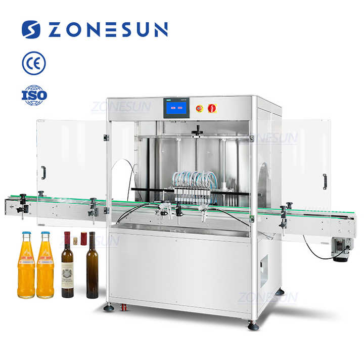 ZONESUN ZS-NIC3 Automatic 12 Heads Air Rinser Blowing Negative Ion Cleaning Washing Glass Plastic Bottle Rinsing Machine