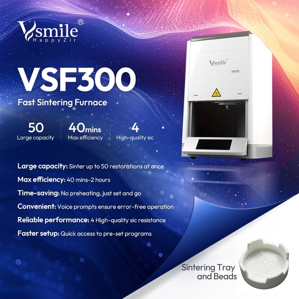 Precision Dental Lab Zirconia Sintering Furnace With Touchscreen Interface and 50 Custom Program Storage Options