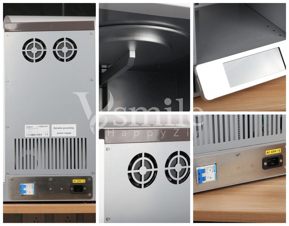 Precision Dental Lab Zirconia Sintering Furnace With Touchscreen Interface and 50 Custom Program Storage Options