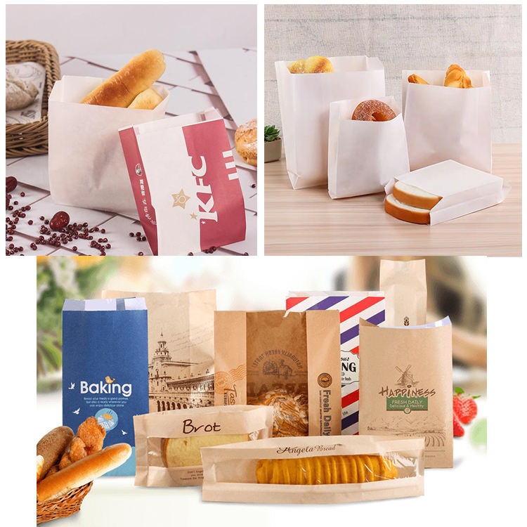 Automatic High-Speed V Bottom Paper Bag Making Machine for Food Packaging with Multi-Layer Kraft Paper