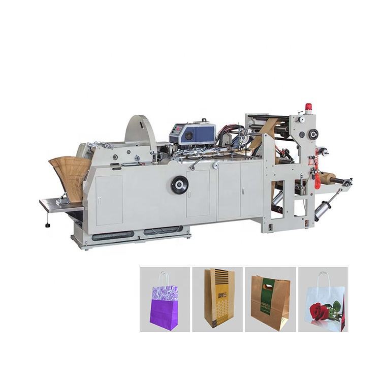 Tianyue Paper Bag Making Machine Semi Automatic High Speed sharp Bottom Kraft Grocery Paper Bag Making Machine