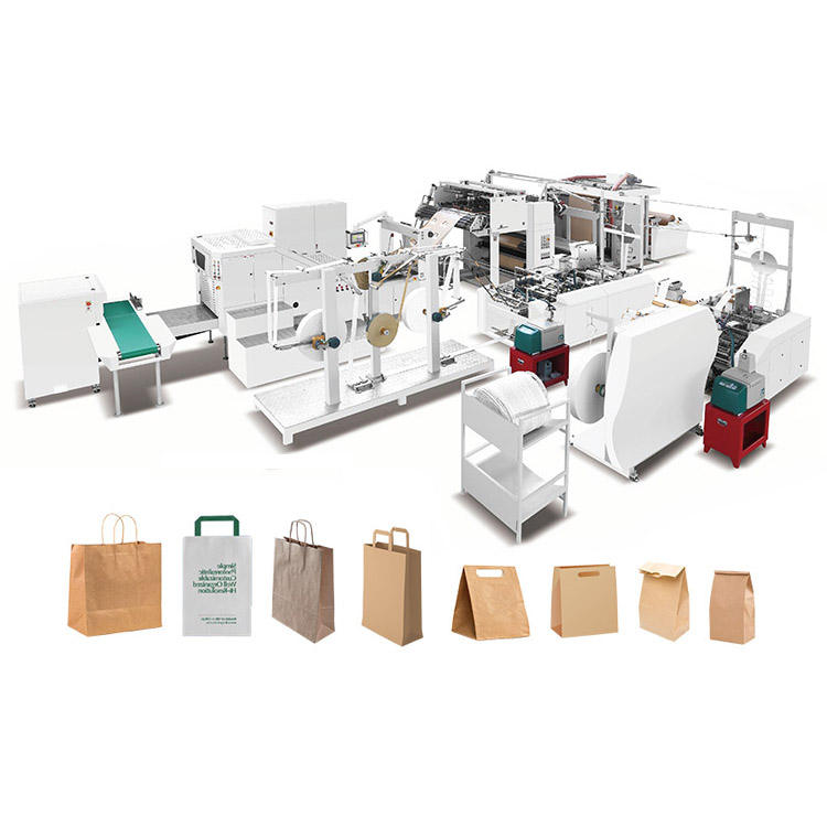 Automatic Simple Auto Paper Bags Making Machine