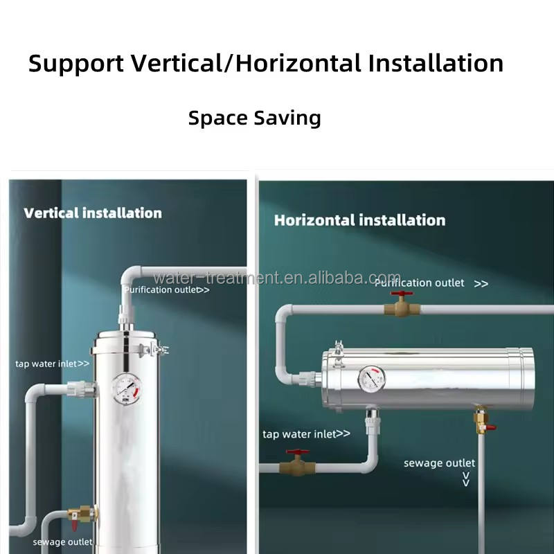 5000L Home Water System PVDF Washable Ultrafiltration UF Water Purifier Mineral Stainless Steel Water Filter