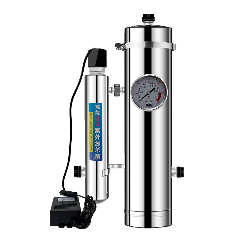 1000L Manual Powered Stainless Steel Vertical Under-sink Water Purifier Household & Industrial Ultrafiltration Filter
