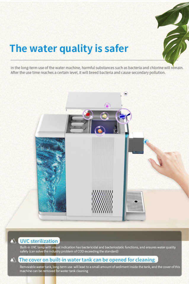 Customized Countertop 200GDP RO Purifier Water Dispenser
