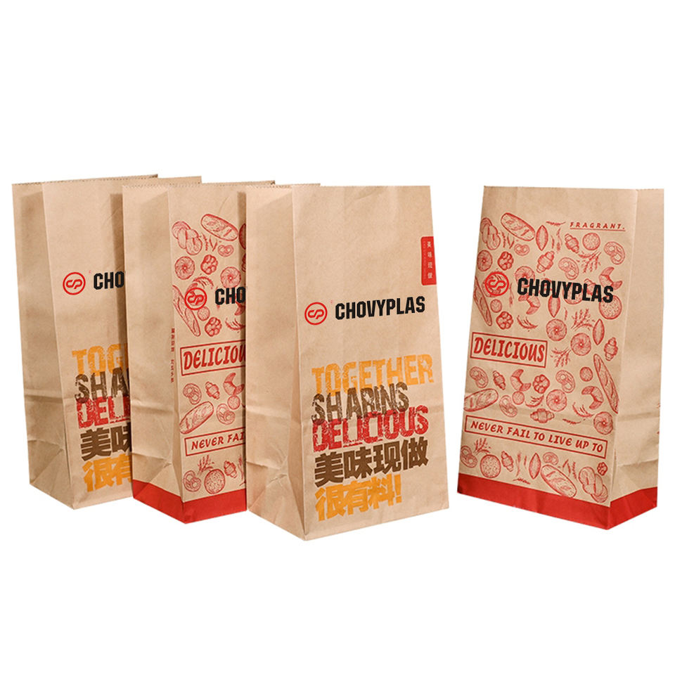 High Speed Automatic Square Bottom Kraft Brown Paper Bag Making Machine