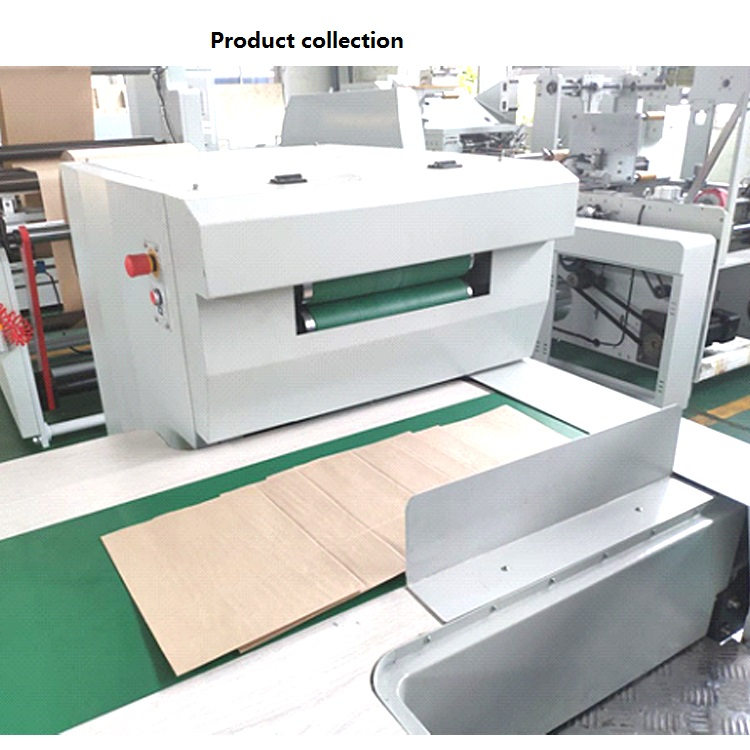High Speed Automatic Square Bottom Kraft Brown Paper Bag Making Machine