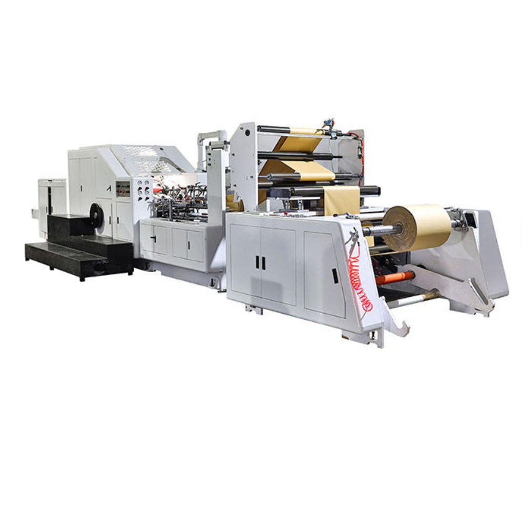 High Speed Automatic Square Bottom Kraft Paper Bag Making Machine for Making Paper Bag