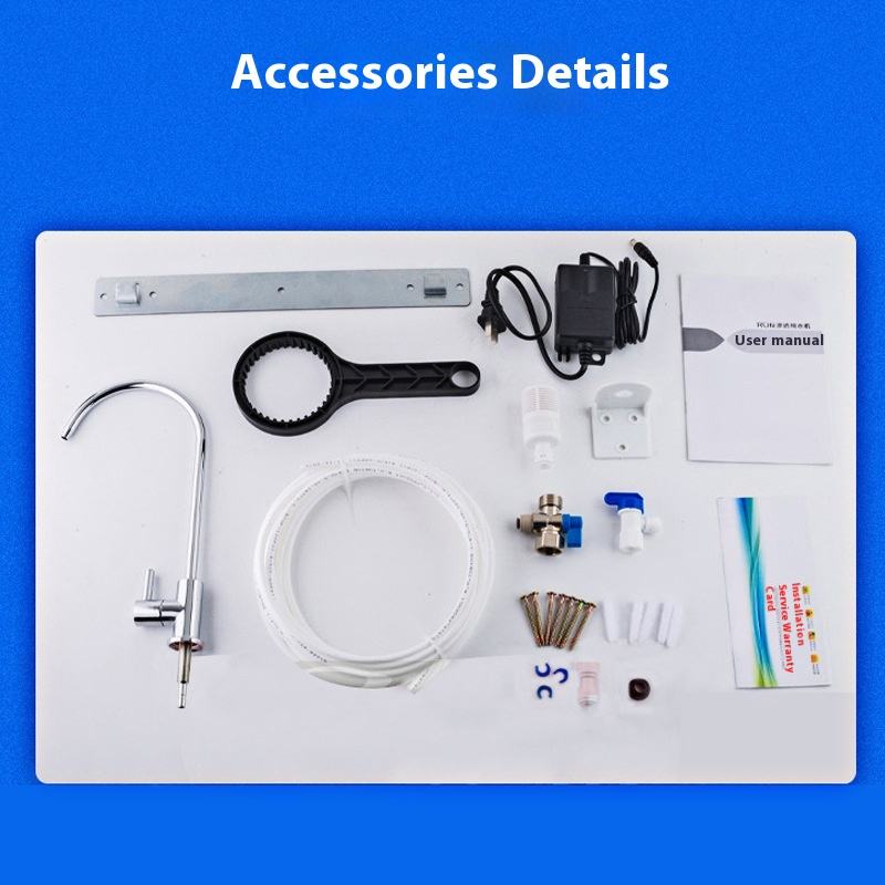 600G Large Flow Electric Drinking RO Reverse Osmosis Water Purifier Tankless Design for Household Kitchen