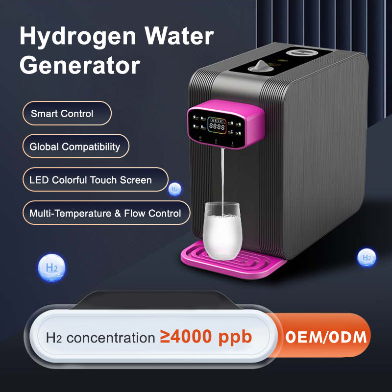 Suyzeko Home Appliances Commercial Hydrogen Water Machine Hydrogen Water Generator Purifier Rotatable Panel Water Dispenser