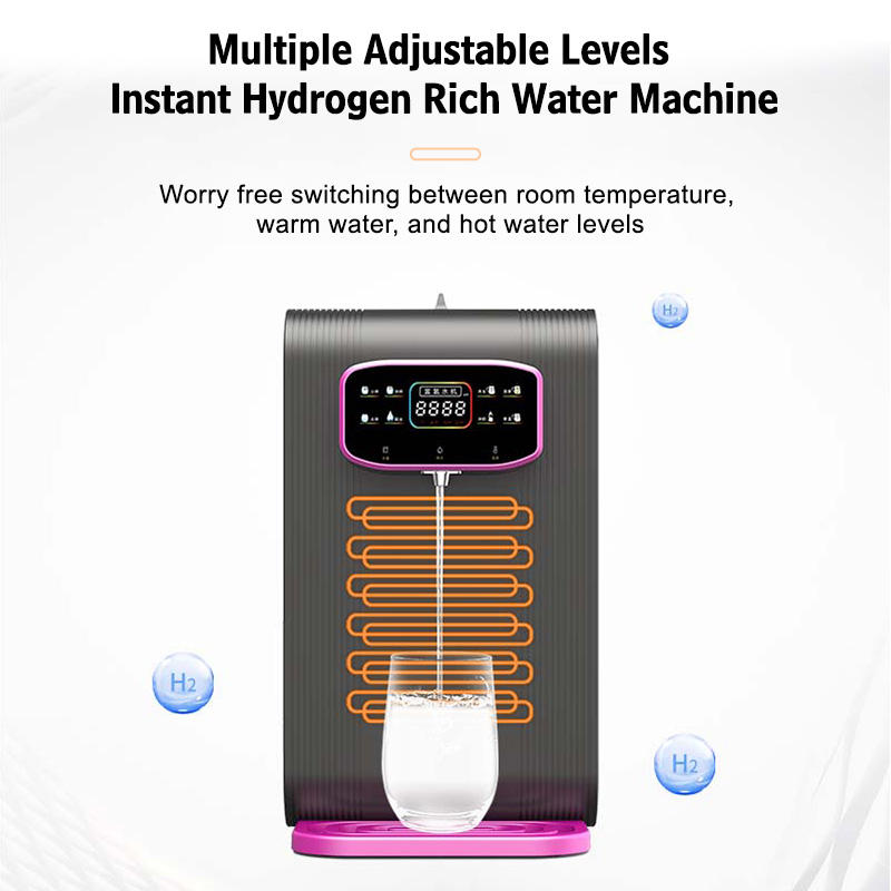 Suyzeko Home Appliances Commercial Hydrogen Water Machine Hydrogen Water Generator Purifier Rotatable Panel Water Dispenser
