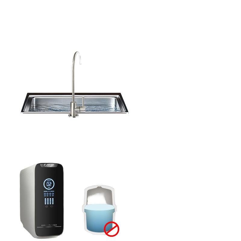 600G RO Reverse Osmosis Water Purifier Electric Plastic Household Kitchen Filter System Large Flow Drinking RO Water