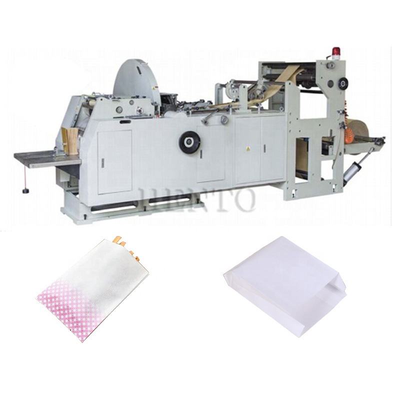 Automatic Kraft Paper Bag Making Machine / Paper Food Bag Machine / Bread Paper Bag Machine