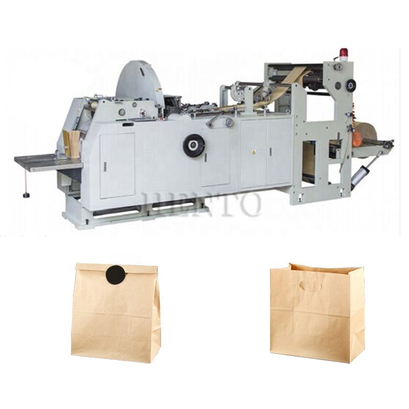 Automatic Kraft Paper Bag Making Machine / Paper Food Bag Machine / Bread Paper Bag Machine