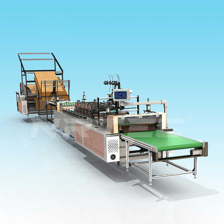 Custom Automatic Shipping Kraft Paper Bubble Envelope Bag Making Machine