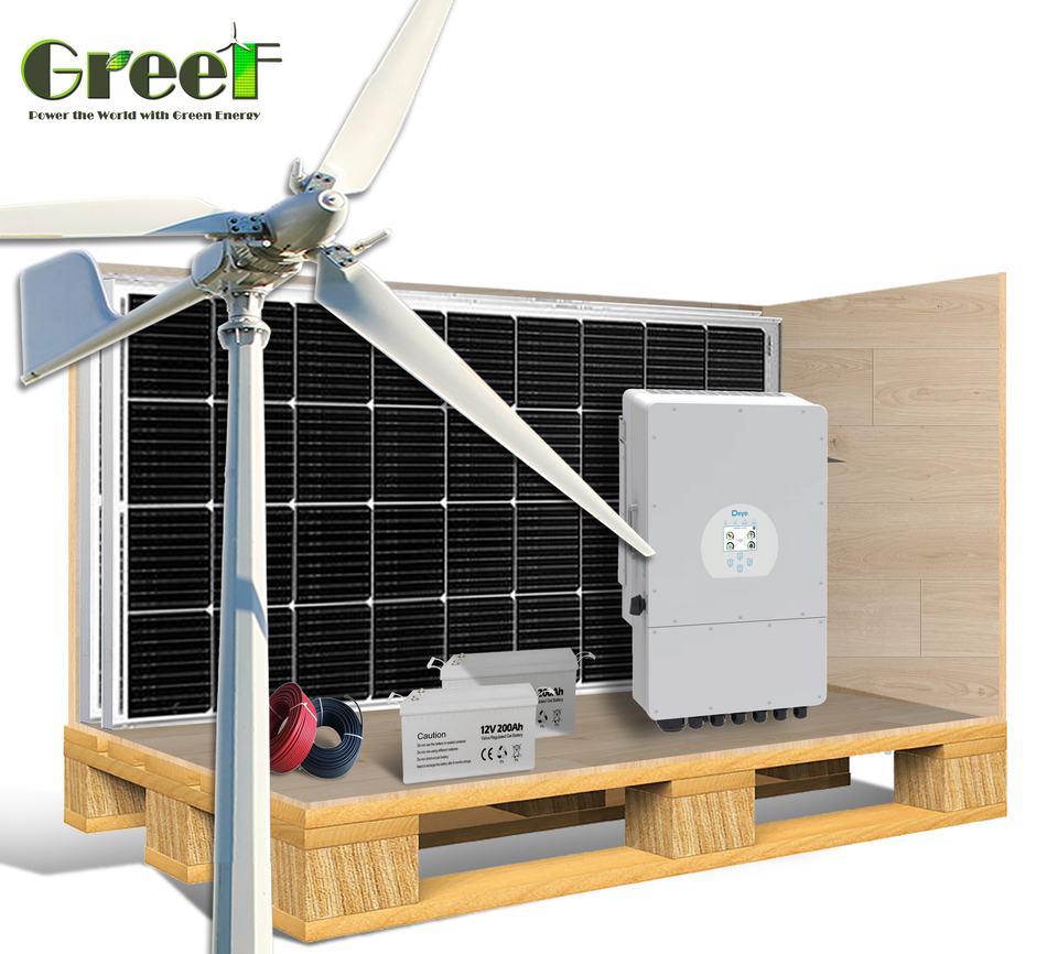 Complete Kit 15kw 20kw 25kw Residential Hybrid Solar Wind Power Generator