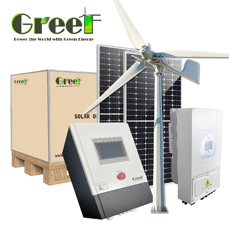 Complete Kit 15kw 20kw 25kw Residential Hybrid Solar Wind Power Generator