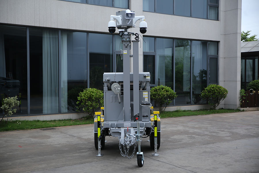 High Mast Surveillance Trailer Solar Power Trailer for Event