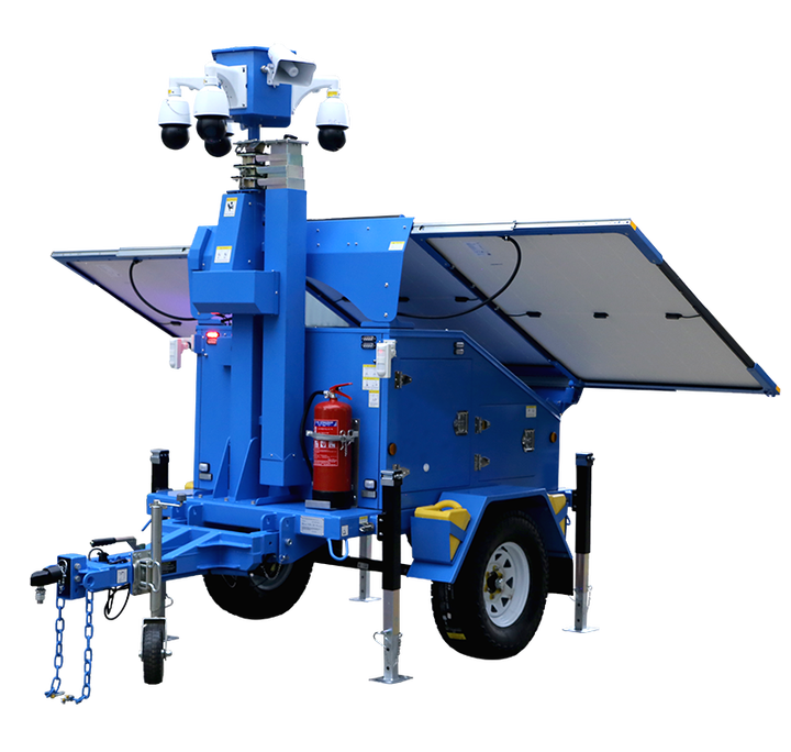 High Mast Surveillance Trailer Solar Power Trailer for Event