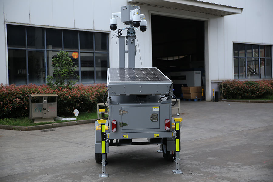 High Mast Surveillance Trailer Solar Power Trailer for Event