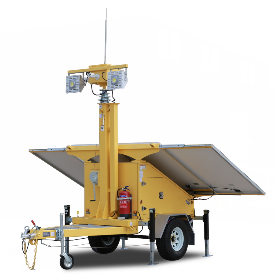 2024 Solar Power Surveillance Trailer