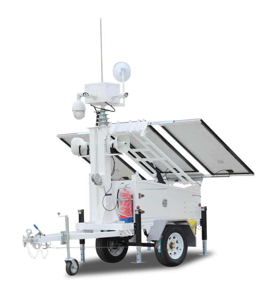 2024 Solar Power Surveillance Trailer