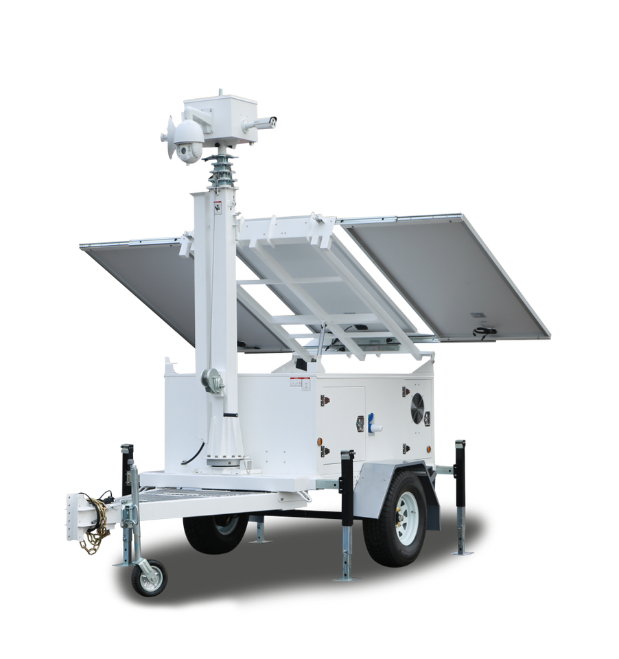 2024 Solar Power Surveillance Trailer