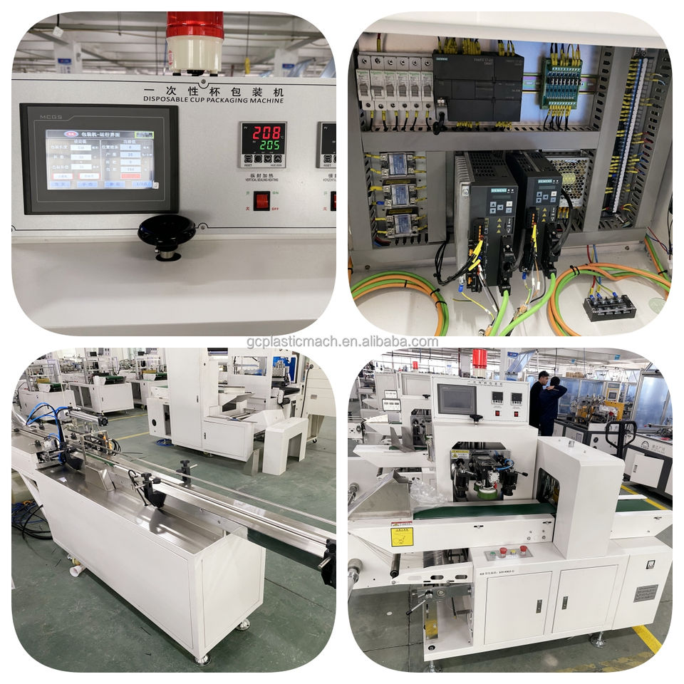 Automatic Pneumatic Motor Plastic/Paper Cup Making Packaging Machine CE Certified High-Speed Bag Sealing Labeling Food Grade