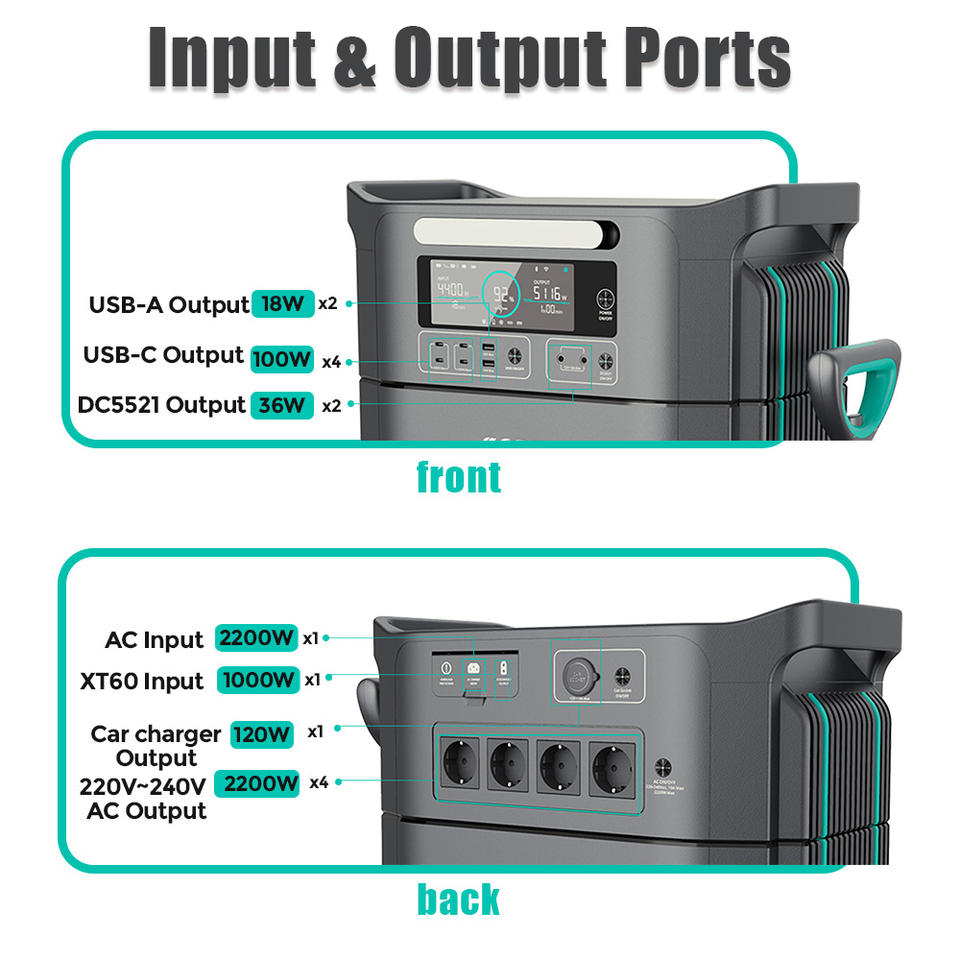 Fast Charge 2000w 2Kwh Portable Power Station Whole House Solar Generator Cost Generator Solare 2000w 120v