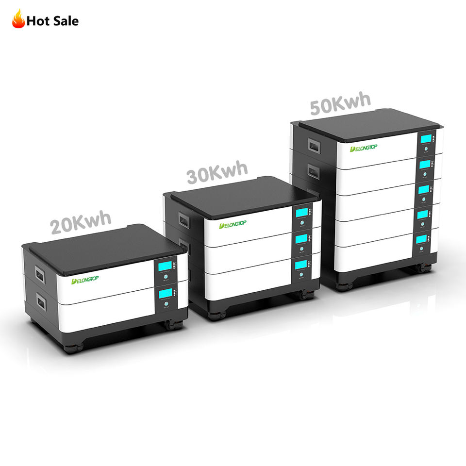 Lithium Ion 48V 200AH LiFePO4 Battery Stack 10KWH 20KWH 30KWH 40KWH 50KWH Solar Off Grid on Grid Energy Storage Battery