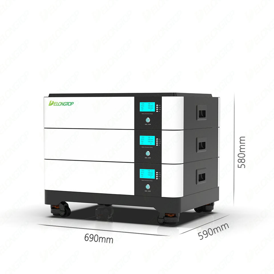 Lithium Ion 48V 200AH LiFePO4 Battery Stack 10KWH 20KWH 30KWH 40KWH 50KWH Solar Off Grid on Grid Energy Storage Battery