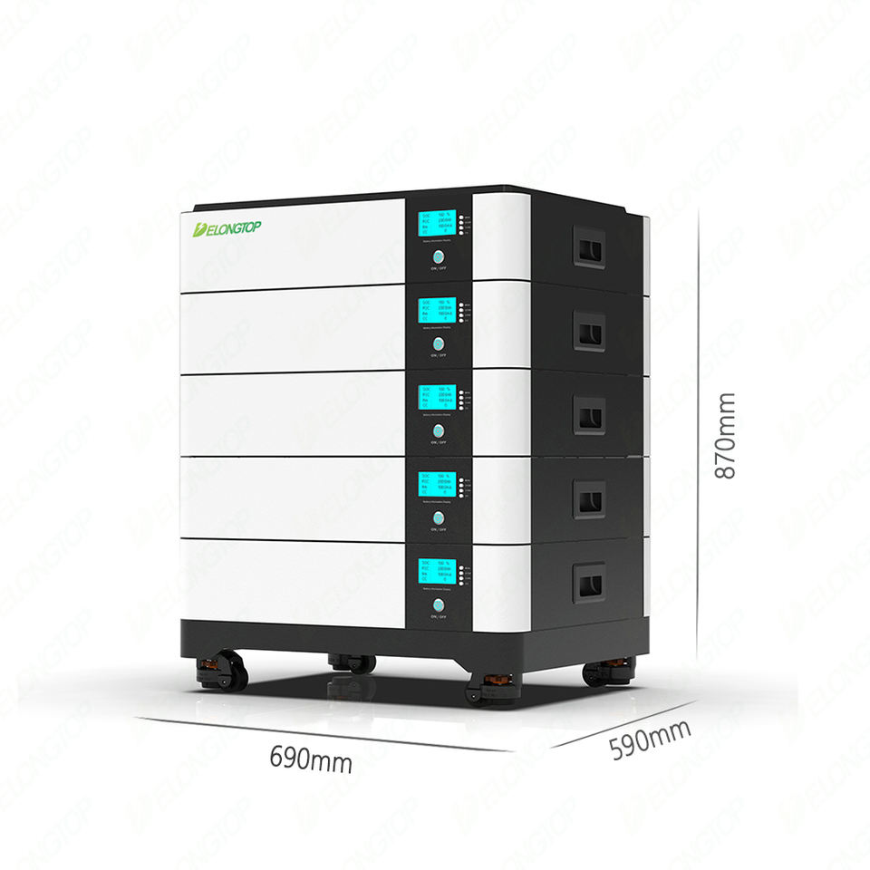 Lithium Ion 48V 200AH LiFePO4 Battery Stack 10KWH 20KWH 30KWH 40KWH 50KWH Solar Off Grid on Grid Energy Storage Battery