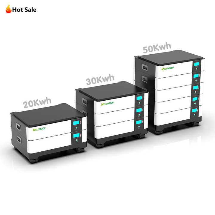 Lithium Ion 48V 200AH LiFePO4 Battery Stack 10KWH 20KWH 30KWH 40KWH 50KWH Solar Off Grid on Grid Energy Storage Battery