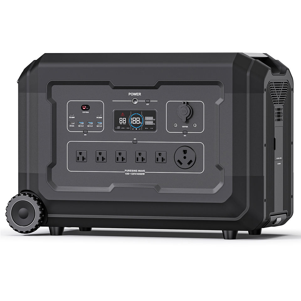 SOUOP Onboard 4000W 5000W Portable Power Supply Manufacturer Generator Solare 4000W UPS Portable Power Station
