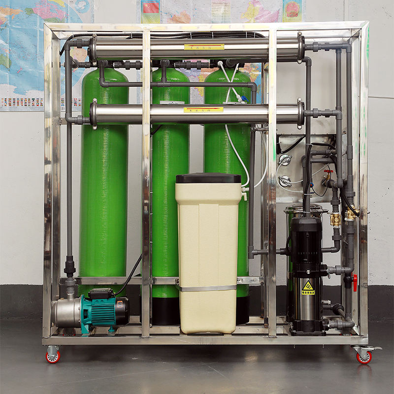 Small Water Purification System 500L/1000L/Hour RO Filtration Plant Reverse Osmosis Drinking Water Treatment Machine Pump Core