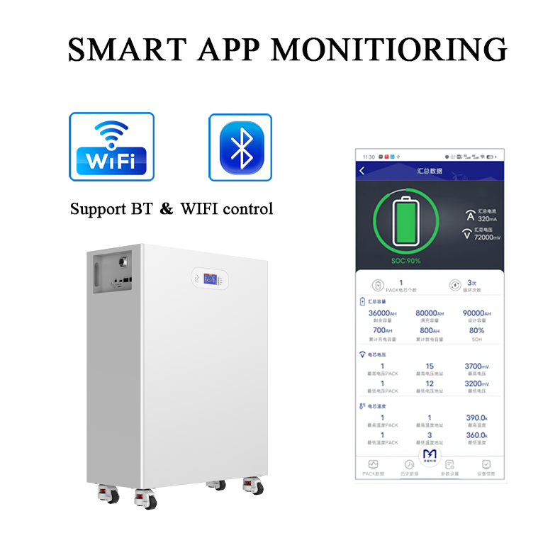 51.2V 15Kwh 20KWH 30KWH Lifepo4 Lithium Solar Battery 48V 280Ah 300Ah Lithium Ion Battery Pack 30Kwh Home Energy Storage System