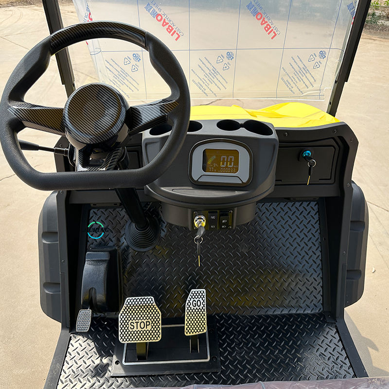 8-Seater Solar Powered Electric Golf Carts Sightseeing Carts for Golf Course Made in