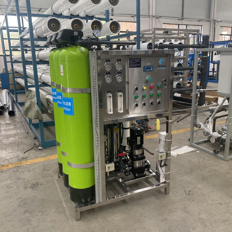 Borehole Spring Water 250l 500l Osmosis Inversa Reverse Osmosis System Water Treatment Machinery Filter Purification