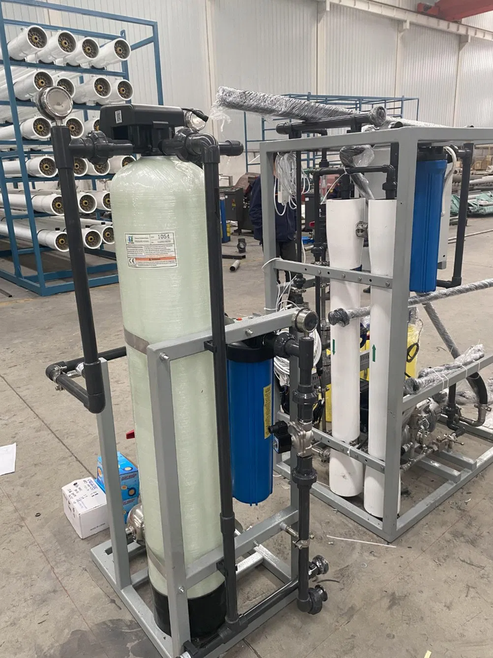 Borehole Spring Water 250l 500l Osmosis Inversa Reverse Osmosis System Water Treatment Machinery Filter Purification
