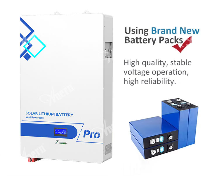 Anern 51.2v 100ah 200ah 300ah Lifepo4 Battery 10kwh 15kwh Solar Lithium Ions Battery Pack
