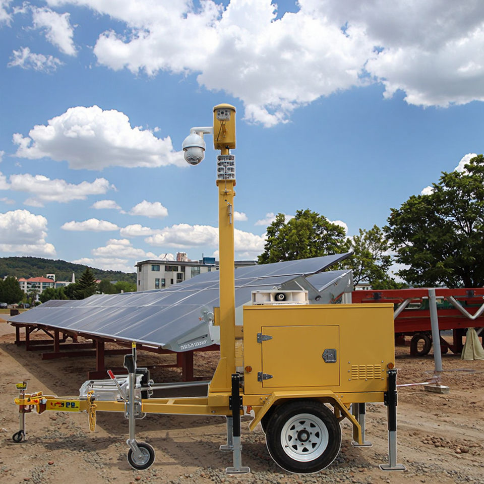 Guaranteed Quality Unique Mobile Cctv Trailer ISO9001 Solar Cctv Camera Trailer