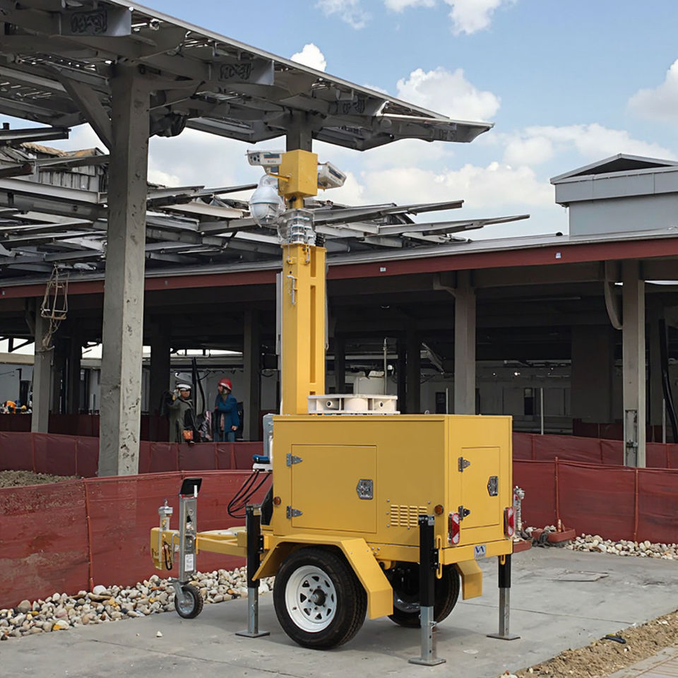 Guaranteed Quality Unique Mobile Cctv Trailer ISO9001 Solar Cctv Camera Trailer