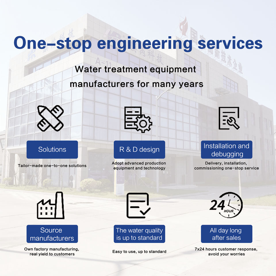 250L 500L Hour Water Purification System RO Filtration Plant Reverse Osmosis Drinking Water Treatment Machine